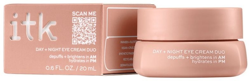 Vitamin C & Caffeine for Dark Circles, Day & Night Eye Cream Duo