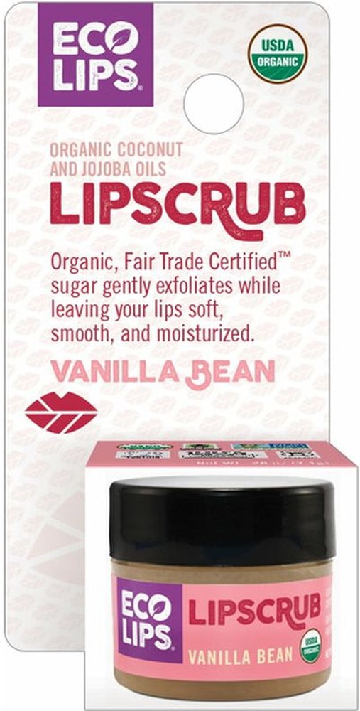 Lips Organic Exfoliating Vanilla Bean Lip Scrub