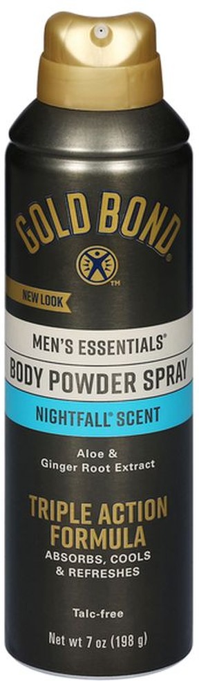 Men's Essentials Body Powder Spray, Nightfall Scent