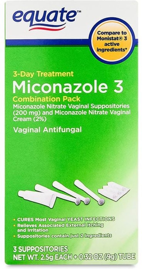 Miconazole Nitrate Vaginal Suppositories & Miconazole Nitrate Cream Combo Pack