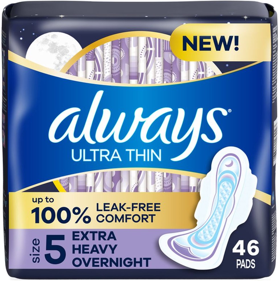 Ultra Thin Overnight Pads Size 5