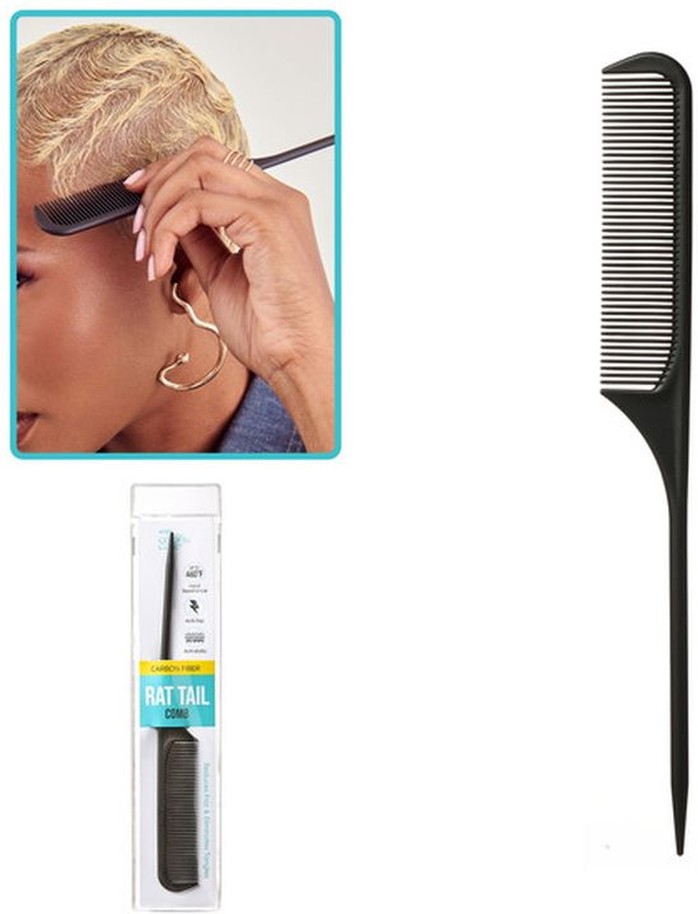 Carbon Fiber Pin Tail Comb
