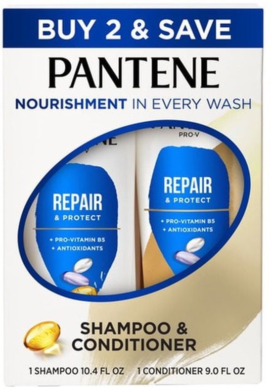 Shampoo and Conditioner Set, Repair and Protect for Damaged Hair