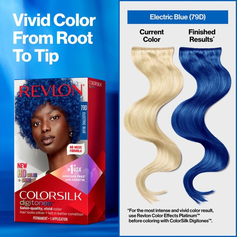 Permanent Hair Color, Electric Blue 79D
