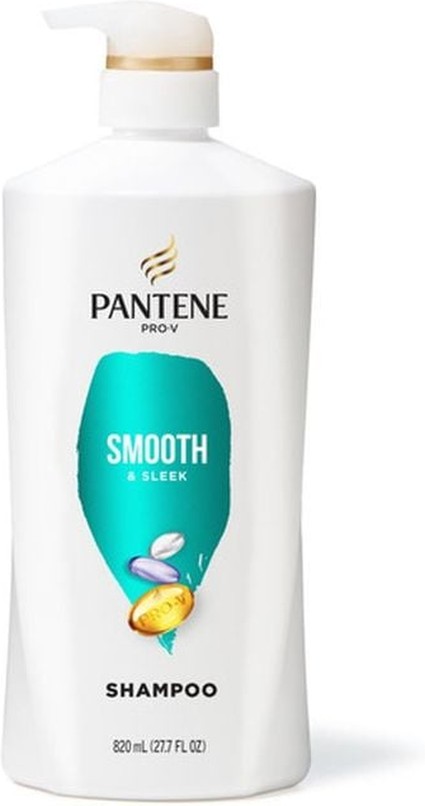 Shampoo, Smooth and Sleek for Dry Frizzy Hair, Color Safe, with pump