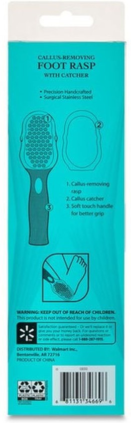 Callus-Removing Foot Rasp With Catcher
