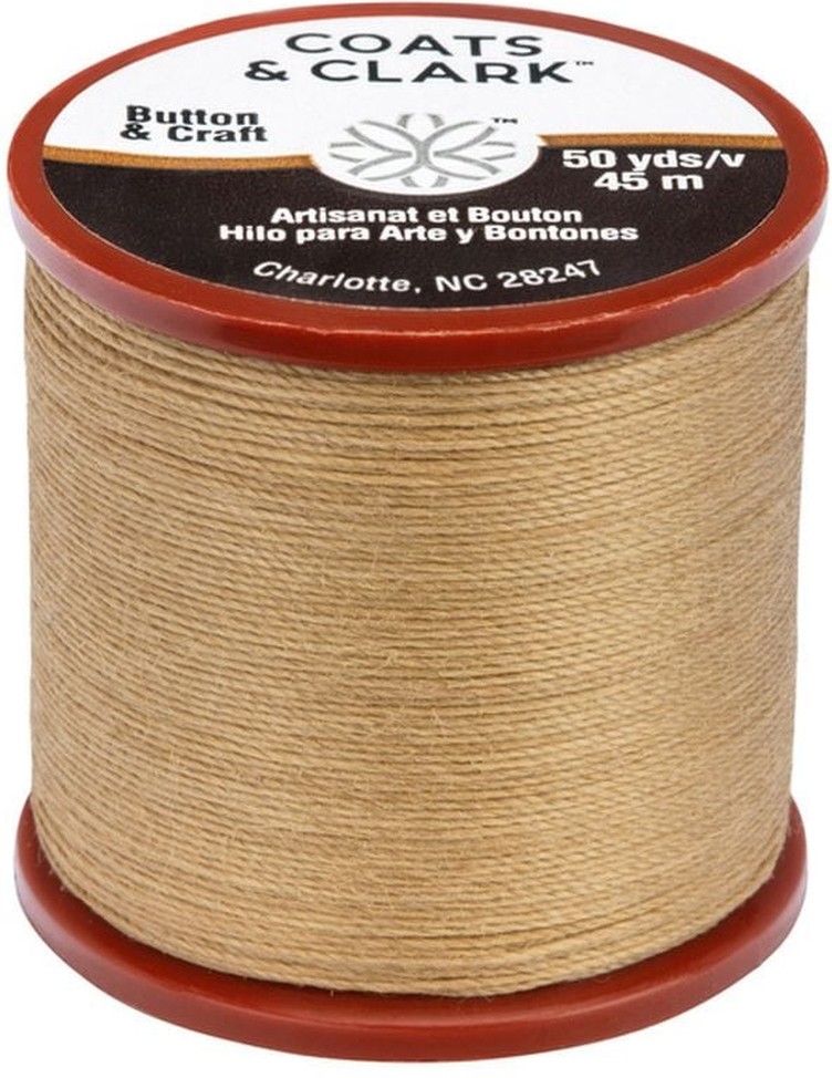 Cream Button & Craft Thread
