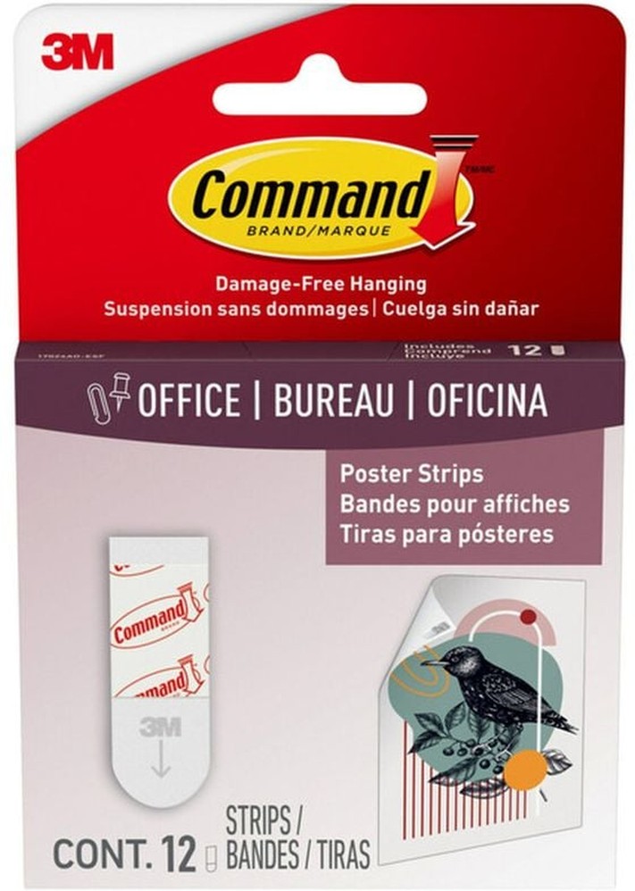 Command Ofes Removable Poster Strips