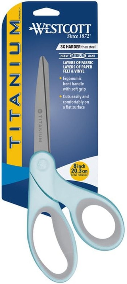 8" Titanium Bent Sewing Scissor