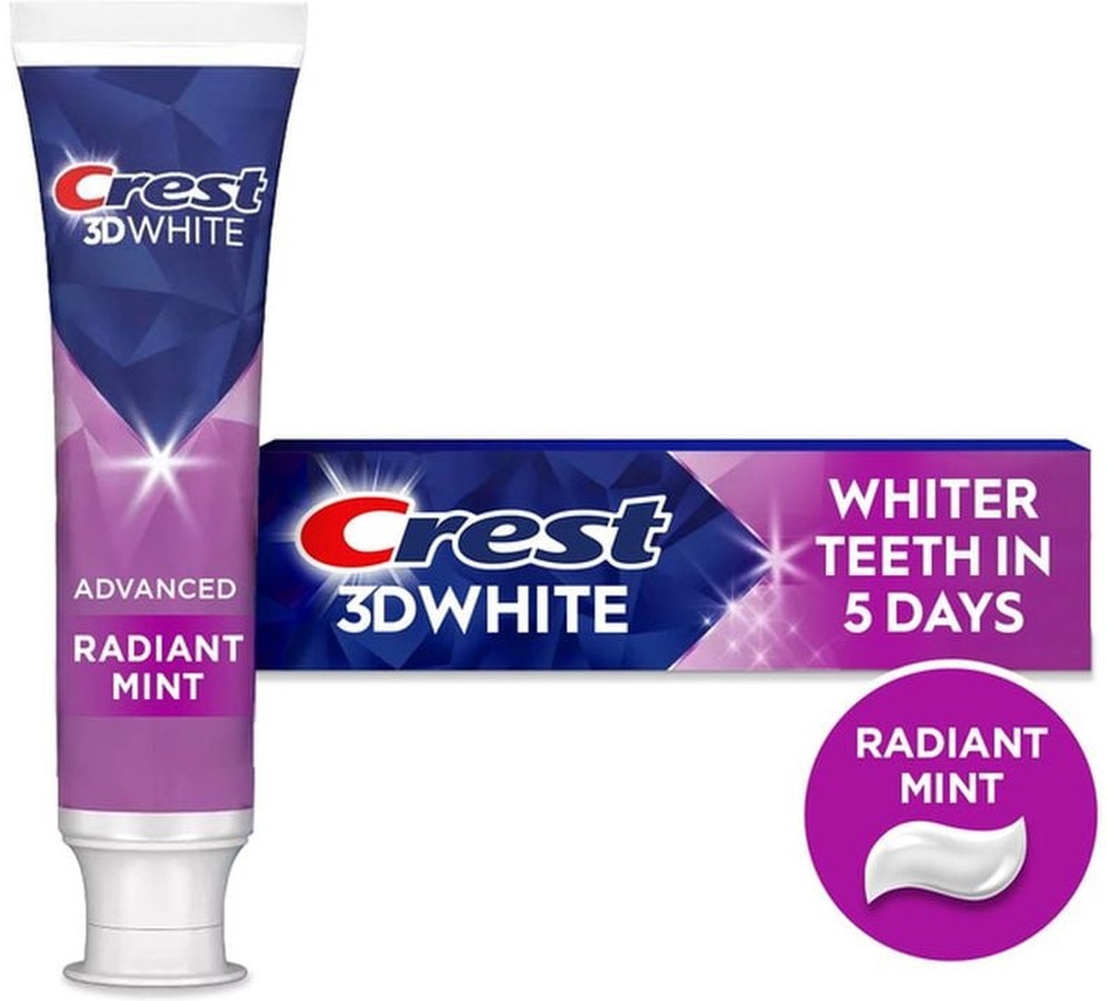 3D White Advanced Toothpaste, Radiant Mint