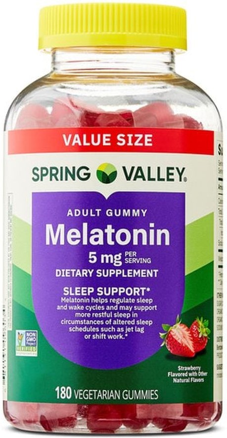 Adult Melatonin Vegetarian Dietary Supplement Gummies