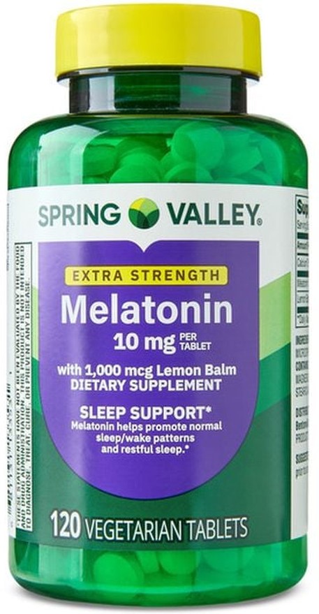 Extra Strength Melatonin Dietary Supplement, 10 mg, 120 count