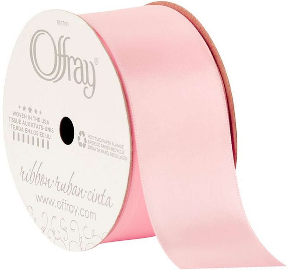 Satin Light Pink Double Face Ribbon