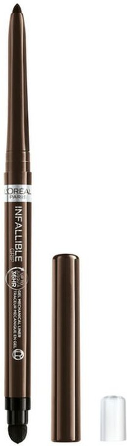 Grip Mechanical Gel Makeup Eyeliner, Brown Denim