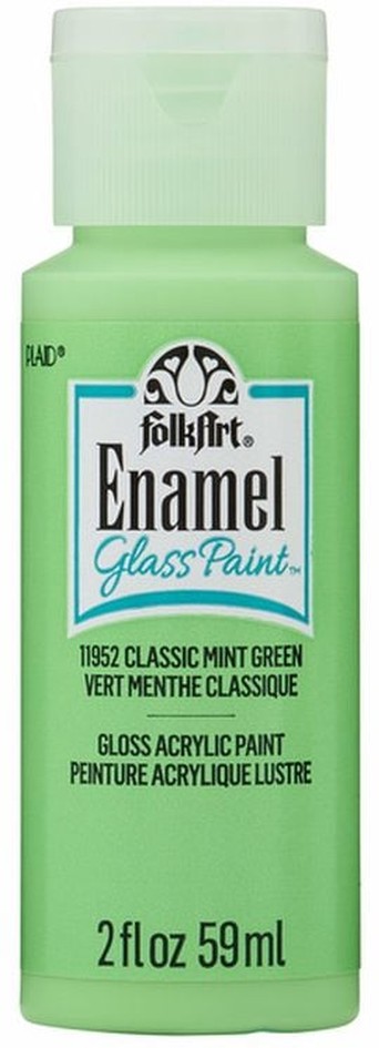 Enamel Acrylic Gloss Paint - Classic Mint Green
