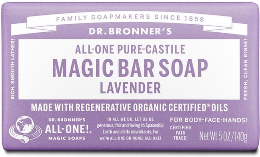 All-One Hemp Lavender Pure-Castile Bar Soap