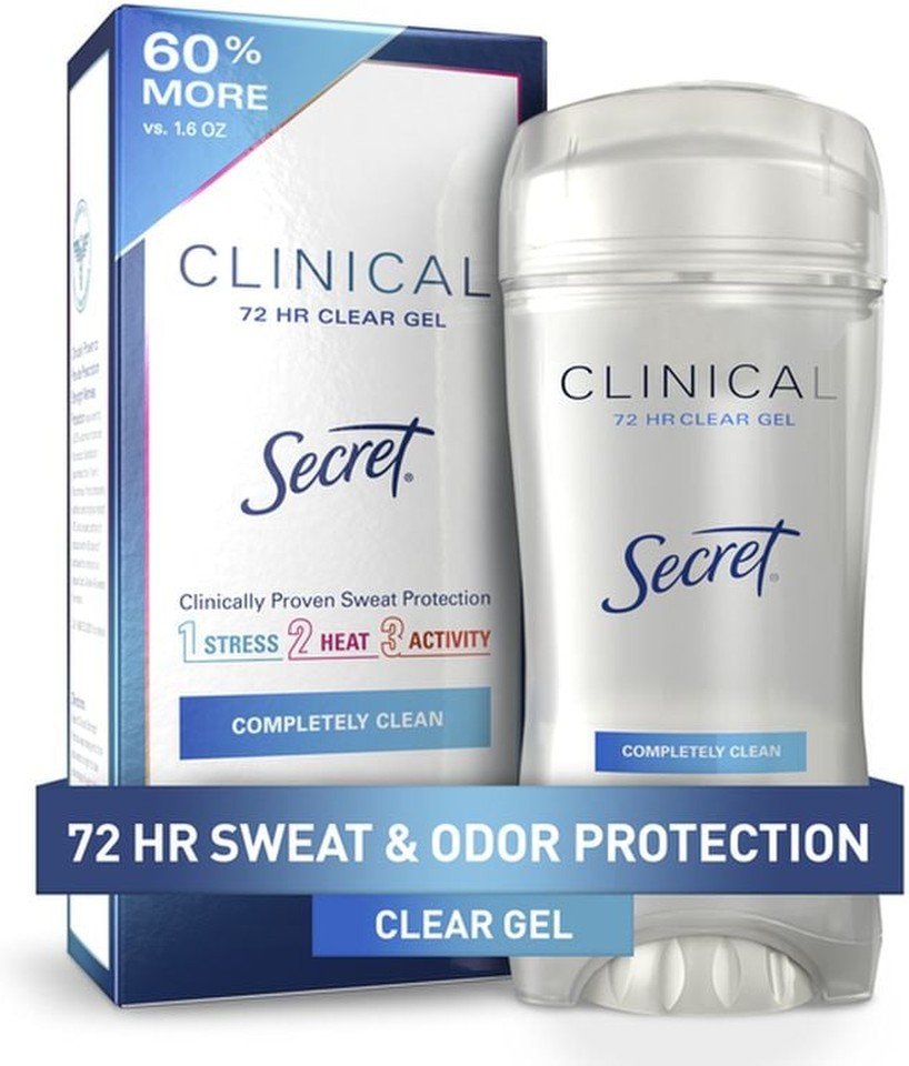 Clinical Strength Clear Gel Women's Antiperspirant & Deodorant Completely Clean Scent