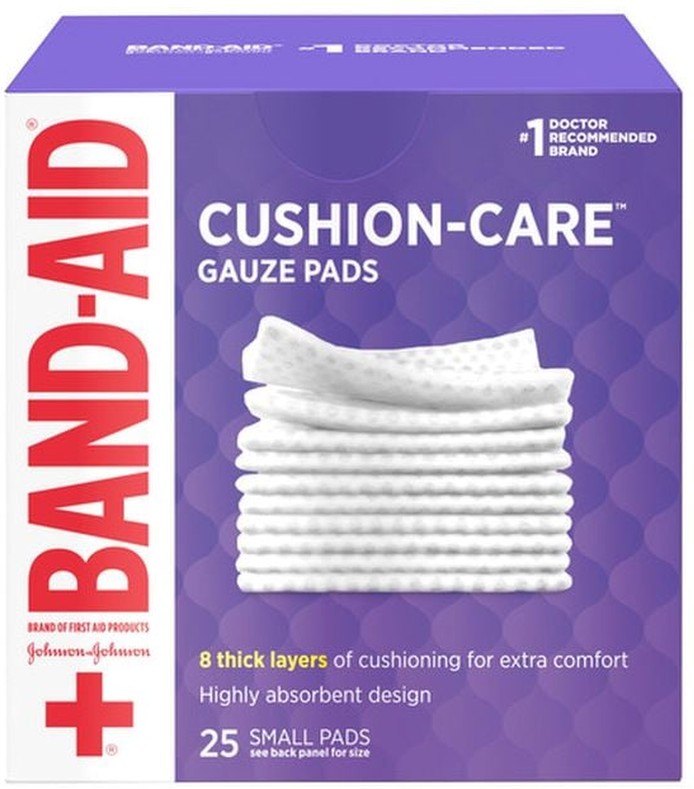 Small Cushion Care Thick Gauze Pads, 2 In X 2 In