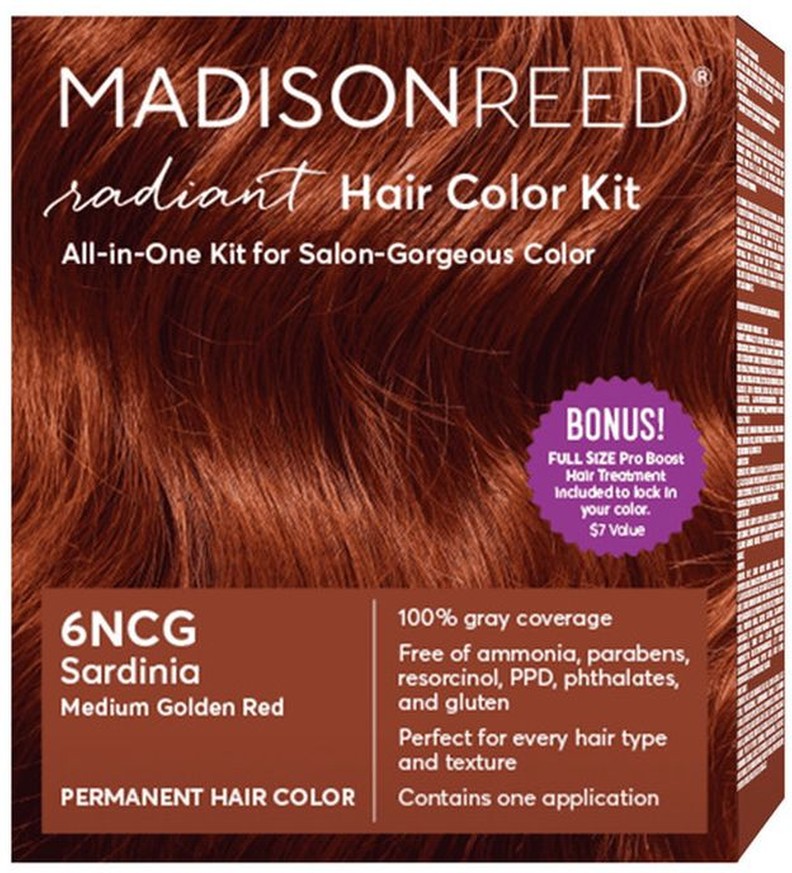 Radiant Hair Color Kit, Sardinia Medium Golden Red 6ncg