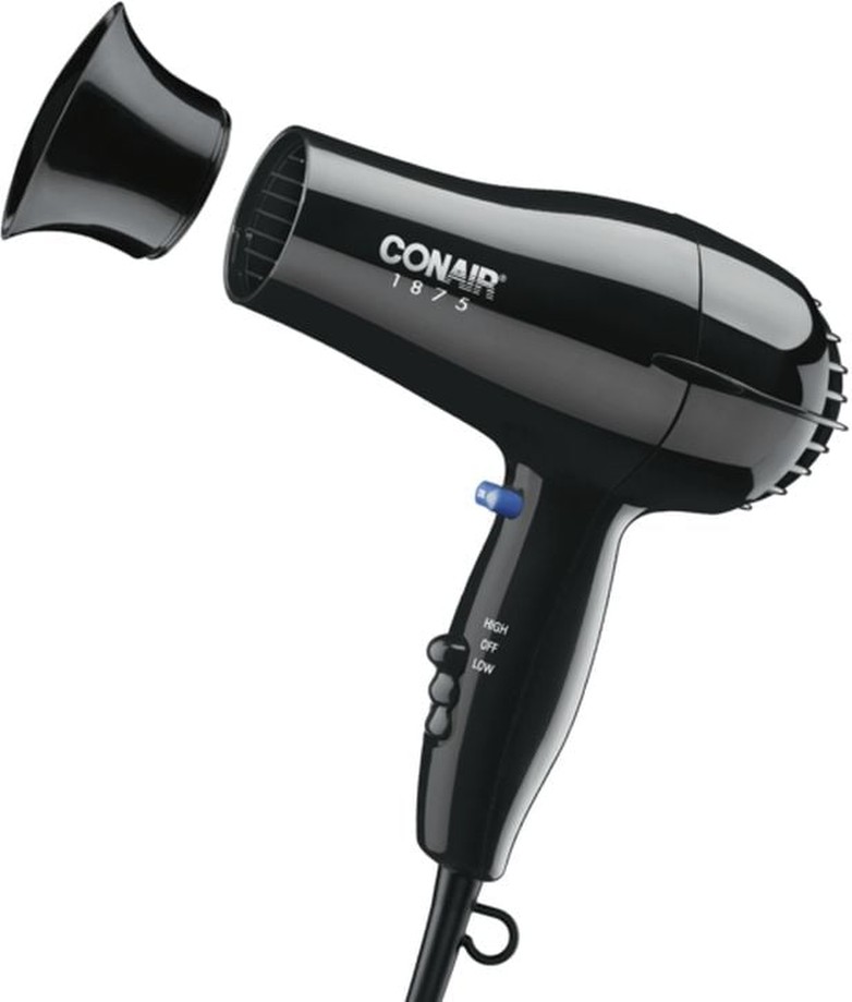 1875 Watt Mid-Size Black Hair Dryer