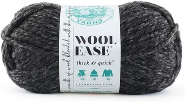 Charcoal Wool-Ease Thick & Quick Yarn