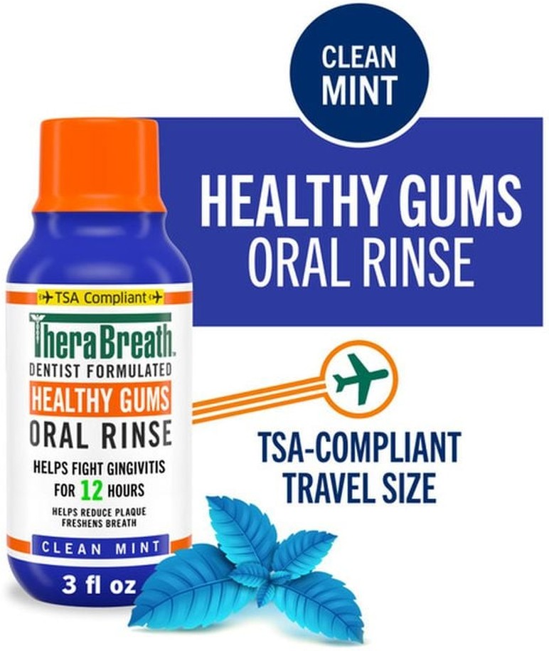 Professional Formula Periodontist Formulated Healthy Gums Antigingivitis/ Antiplaque Oral Mouthrinse, Clean Mint