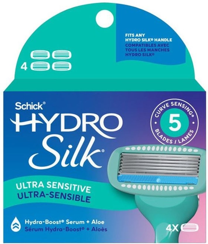 Silk Women's Shower Ready Sensitive Care Refill Razor Blades