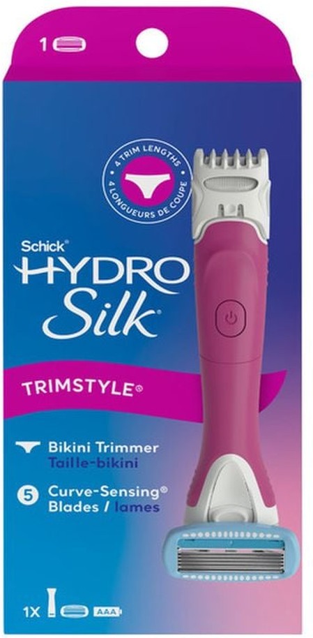 Silk Women's Trimstyle Razor Handle With Bikini Trimmer