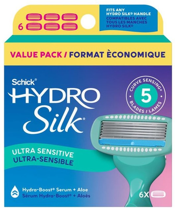 Hydro Silk Sensitive Women's Razor Refills