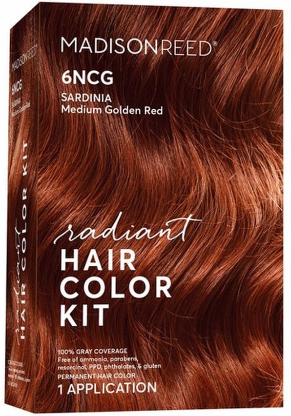 Radiant Hair Color Kit, Sardinia Medium Golden Red 6ncg