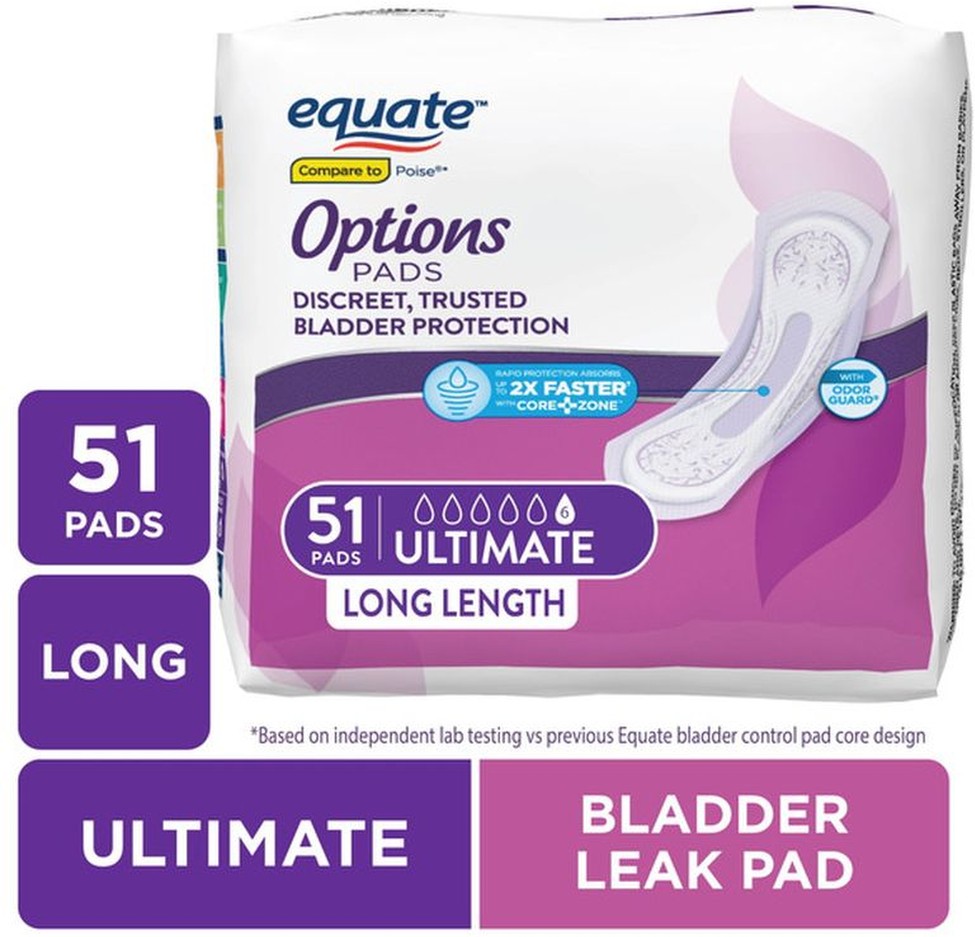 Ultimate Options Incontinence Pads For Women