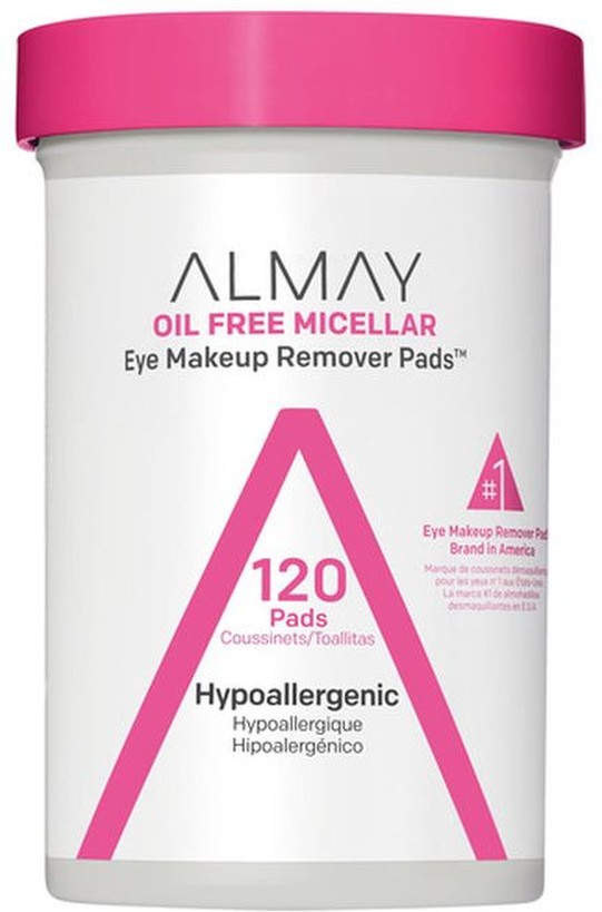 Eye Makeup Remover Pads, Oil Free Micellar