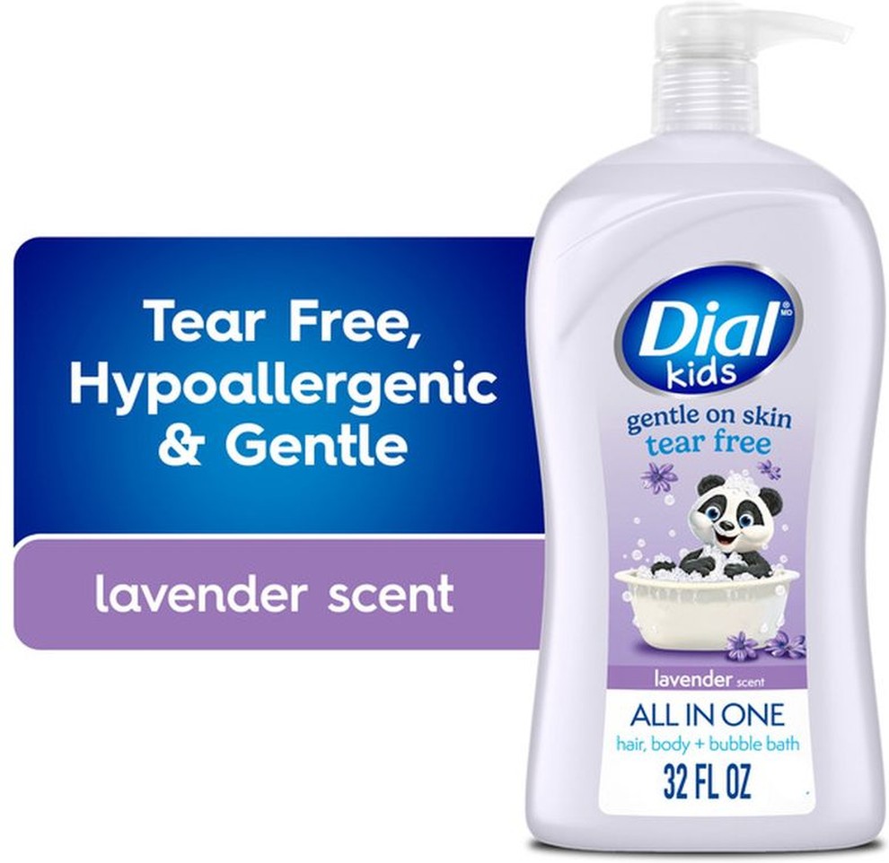 Body, Hair + Bubble Bath, Lavender, 3 in 1