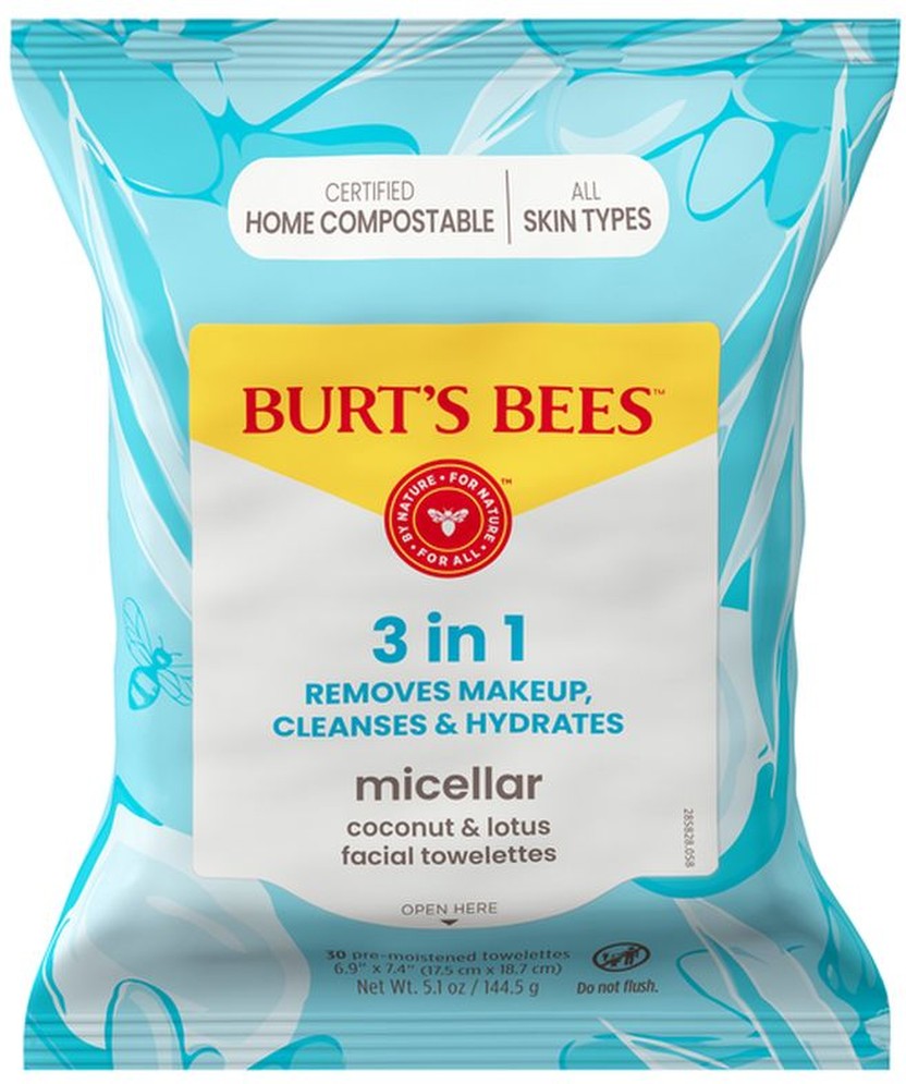 Micellar 3 In 1 Facial Towelettes With Coconut And Lotus Water