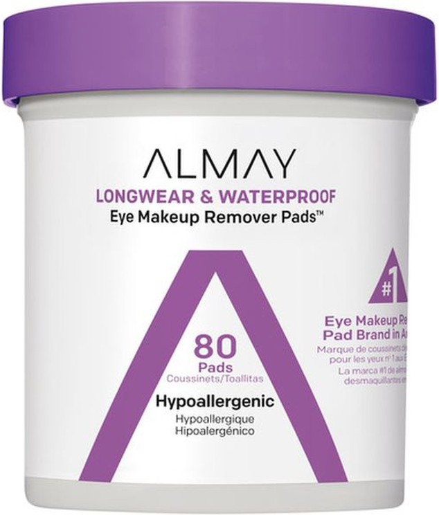 Eye Makeup Remover Pads, Longwear & Waterproof