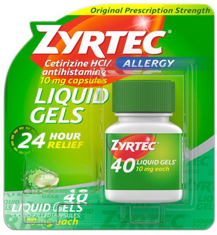 24 Hour Allergy Relief Antihistamine Liquid Gels