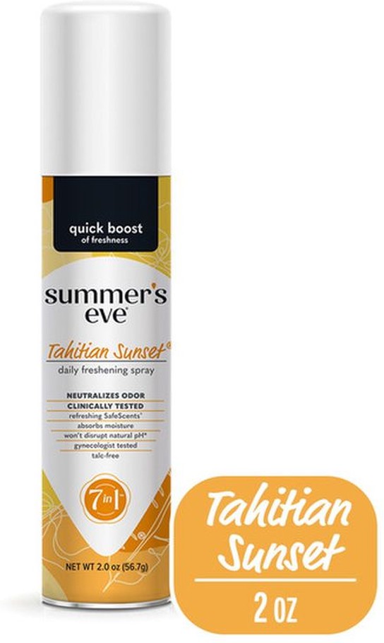 Feminine Deodorant Freshening Spray, Tahitian Sunset