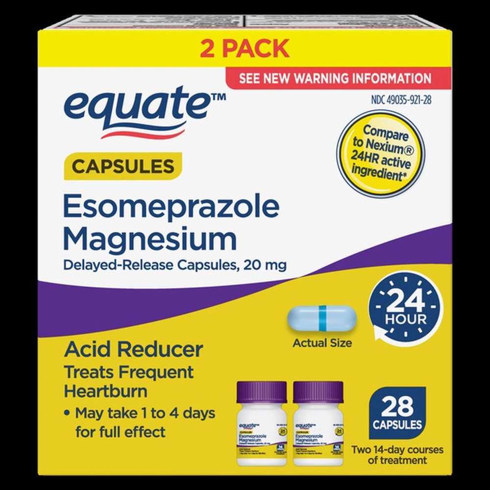 Esomeprazole Magnesium Acid Reducer Capsules, USP, 20 mg, 2 pack, 28 count