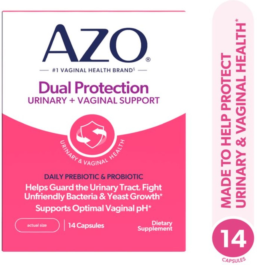 Prebiotic & Probiotic Urinary + Vaginal Support Dietary Supplement Once Daily Capsules