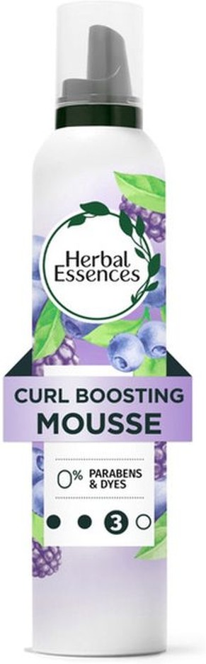 Curl Boosting Mousse for Curly Hair and Wavy Hair, All Day Hold, Frizz Control