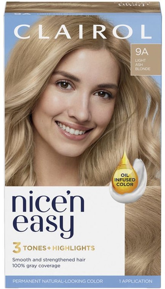 Permanent Hair Color, 9A Light Ash Blonde