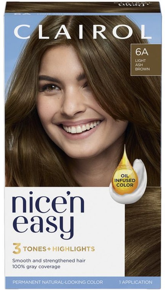 Permanent Hair Color, Light Ash Blonde