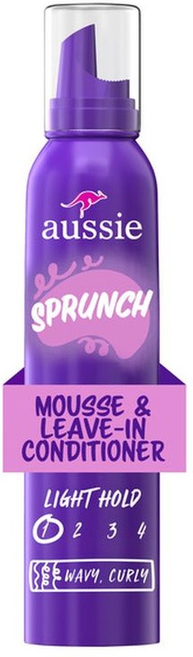Sprunch Mousse & Leave-In Conditioner for Curly & Wavy Hair