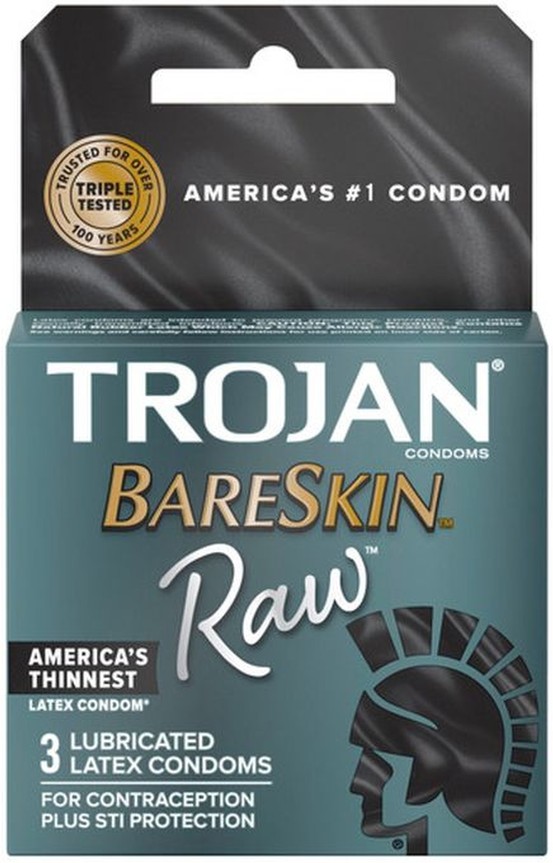 Bareskin Raw Condoms, Thin Condoms, Count Lubricated Condoms