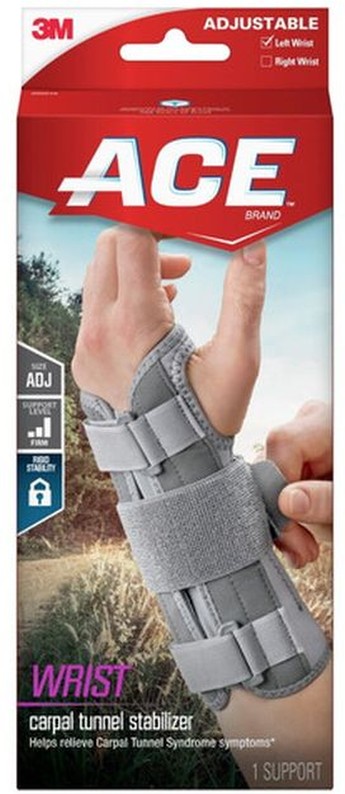 ace Deluxe Wrist Brace, Left, One Size