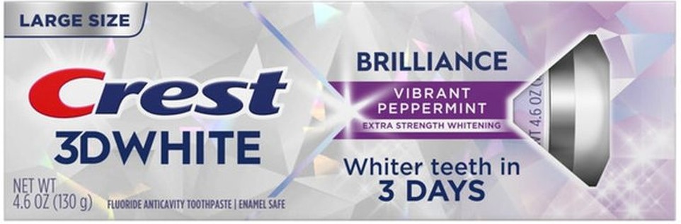 3D White Brilliance Vibrant Peppermint Teeth Whitening Toothpaste