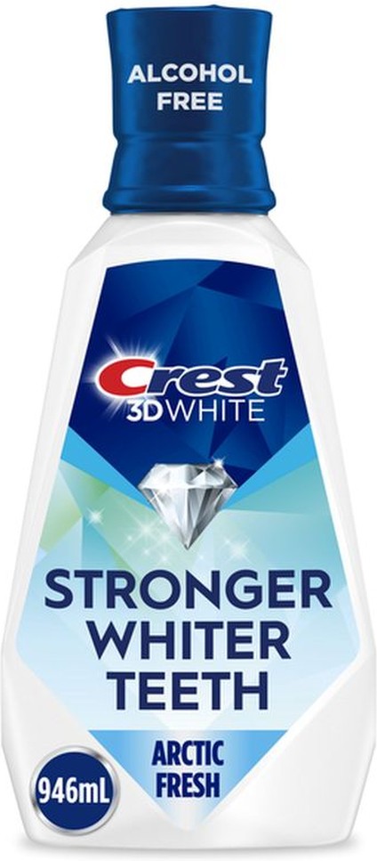 3D White Diamond Strong Alcohol Free Fluoride Whitening Mouthwash