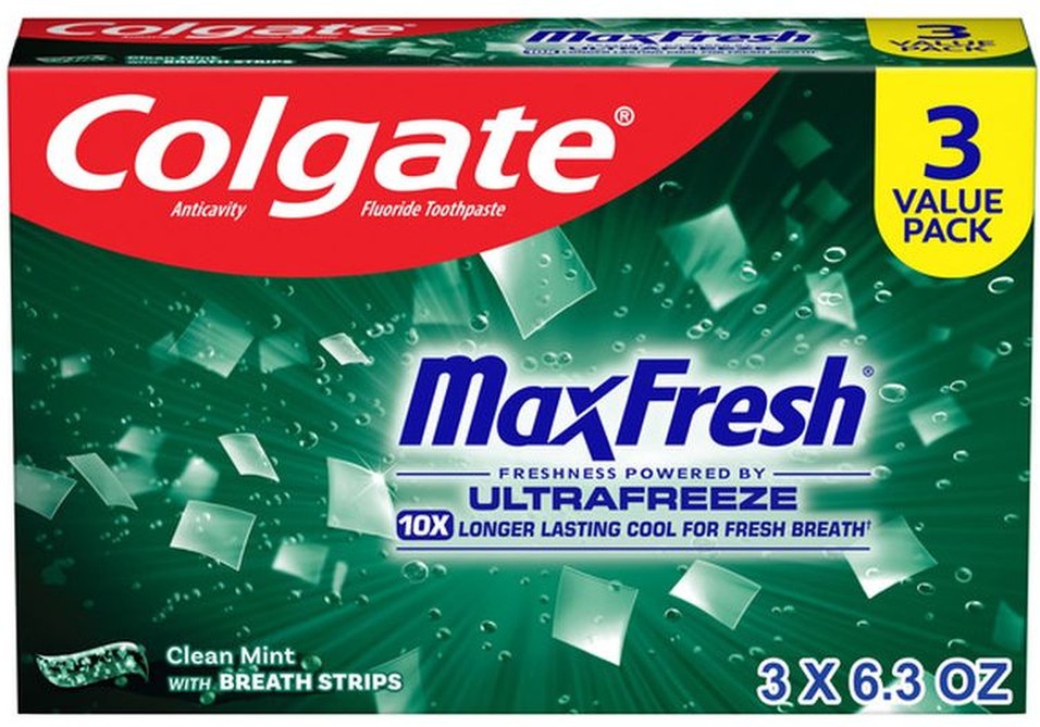 Toothpaste with Mini Breath Strips, Clean Mint