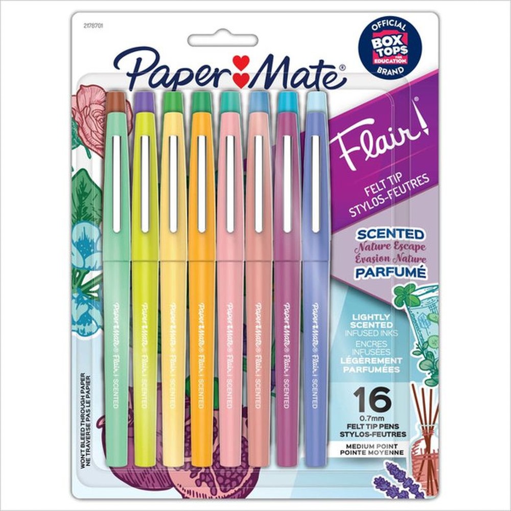 Assorted Nature Escape Scents Medium Felt-Tip Pens - Assorted Colors