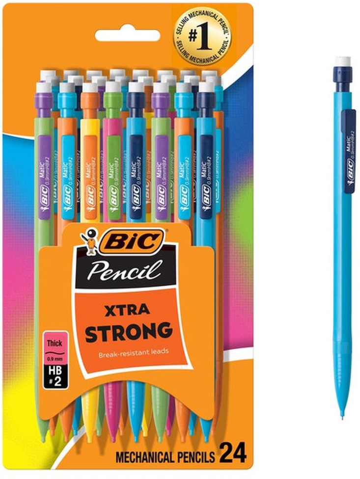 Mechanical Pencils, Xtra Strong, Thick (0.9 mm), No. 2